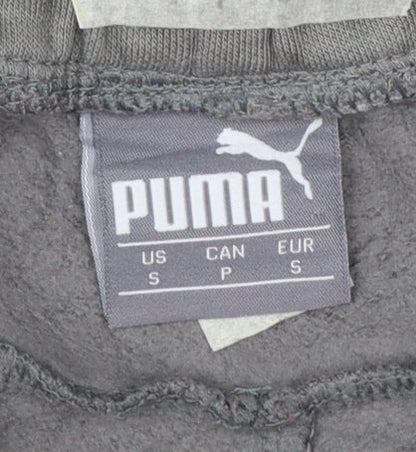 Puma Men's Grey Jogger Sweatpants Size S Elastic Waist