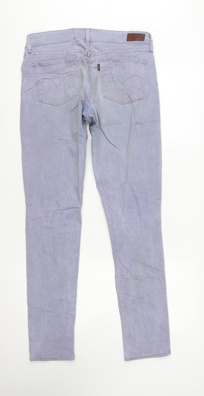 Levi's Women's Purple Demi Curve Skinny Jeans Size 12