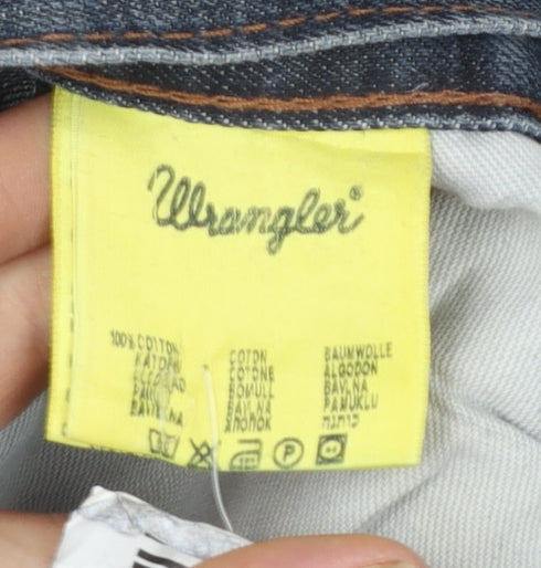 Wrangler Men's Blue Straight Fit Jeans W36 L32 Regular Denim