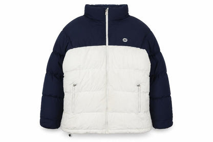 Nike Men's Blue White XL Puffer Jacket Insulated Winter Coat