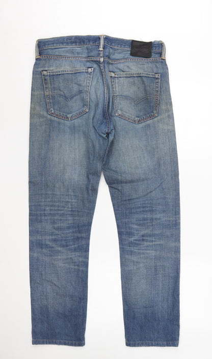 Levi Strauss Men’s Blue 508 Slim Tapered Jeans W32 L34
