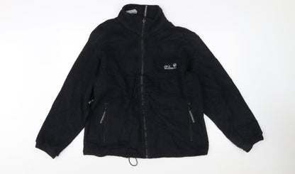 Jack Wolfskin Men's Black Fleece Full Zip Outdoor Jacket Size L