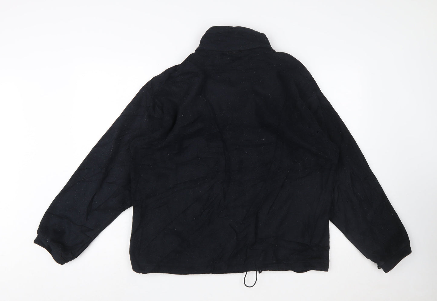 Jack Wolfskin Men's Black Fleece Full Zip Outdoor Jacket Size L