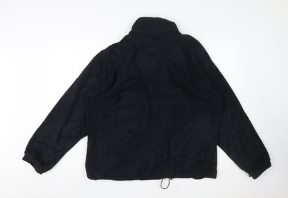 Jack Wolfskin Men's Black Fleece Full Zip Outdoor Jacket Size L