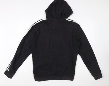 Adidas Men's Black Pullover Hoodie Size S Sports Fleece