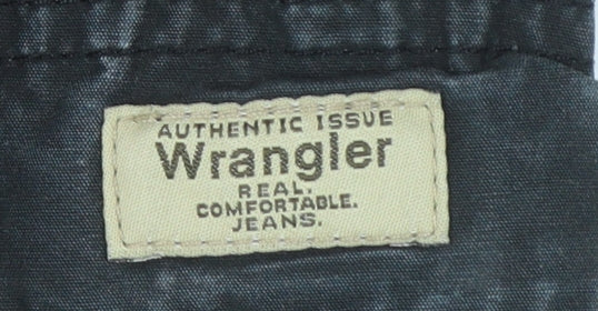 Wrangler Men's Black Cargo Shorts Size 44 Cotton Casual Workwear