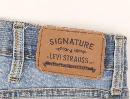 Levi Strauss Signature Men Light Blue Athletic Fit Jeans 38x32