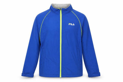 Fila Women's Blue Lightweight Windbreaker Jacket L 14/16 Polyester