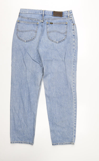 Lee Men's Blue Light Wash Straight Jeans Size 33x30 Regular Fit