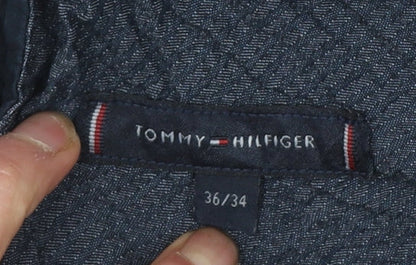 Tommy Hilfiger Men's Blue Chino Trousers 36x34 Regular Fit