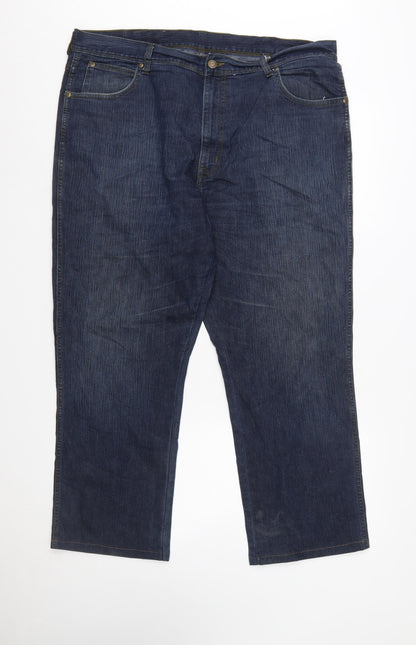 Wrangler Men's Blue Regular Fit Straight Leg Jeans W40 L32