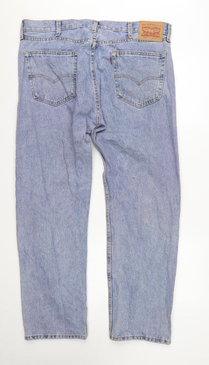Levi’s 505 Men’s Blue Denim Straight Jeans W38 L30 Regular Fit