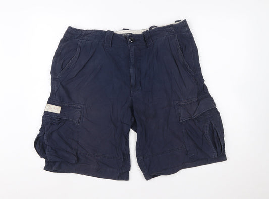 Polo Jeans Ralph Lauren Men's Blue Cargo Shorts Size 36 Regular Fit