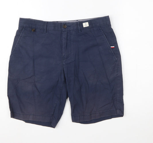 Tommy Hilfiger Men's Navy Blue Chino Shorts Size 33 Regular Fit