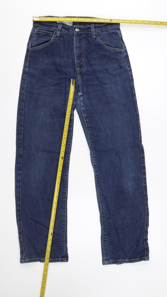 Levi Strauss & Co. Men's Blue Straight Leg Denim Jeans Size 26x30