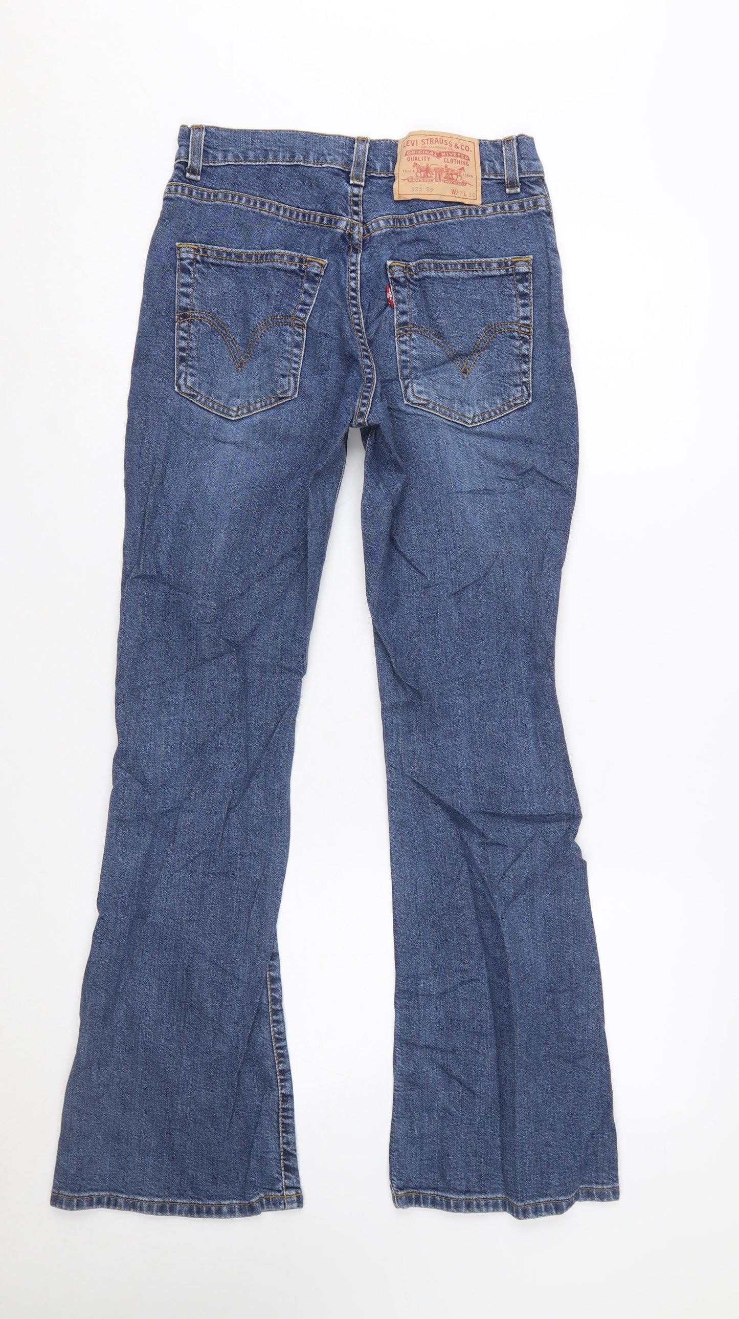 Levi's Women's Blue Bootcut Jeans Size 10 Regular Fit Denim