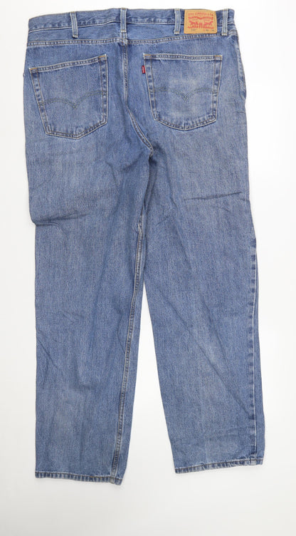 Levi's 550 Men's Blue 40W 32L Relaxed Fit Straight Jeans