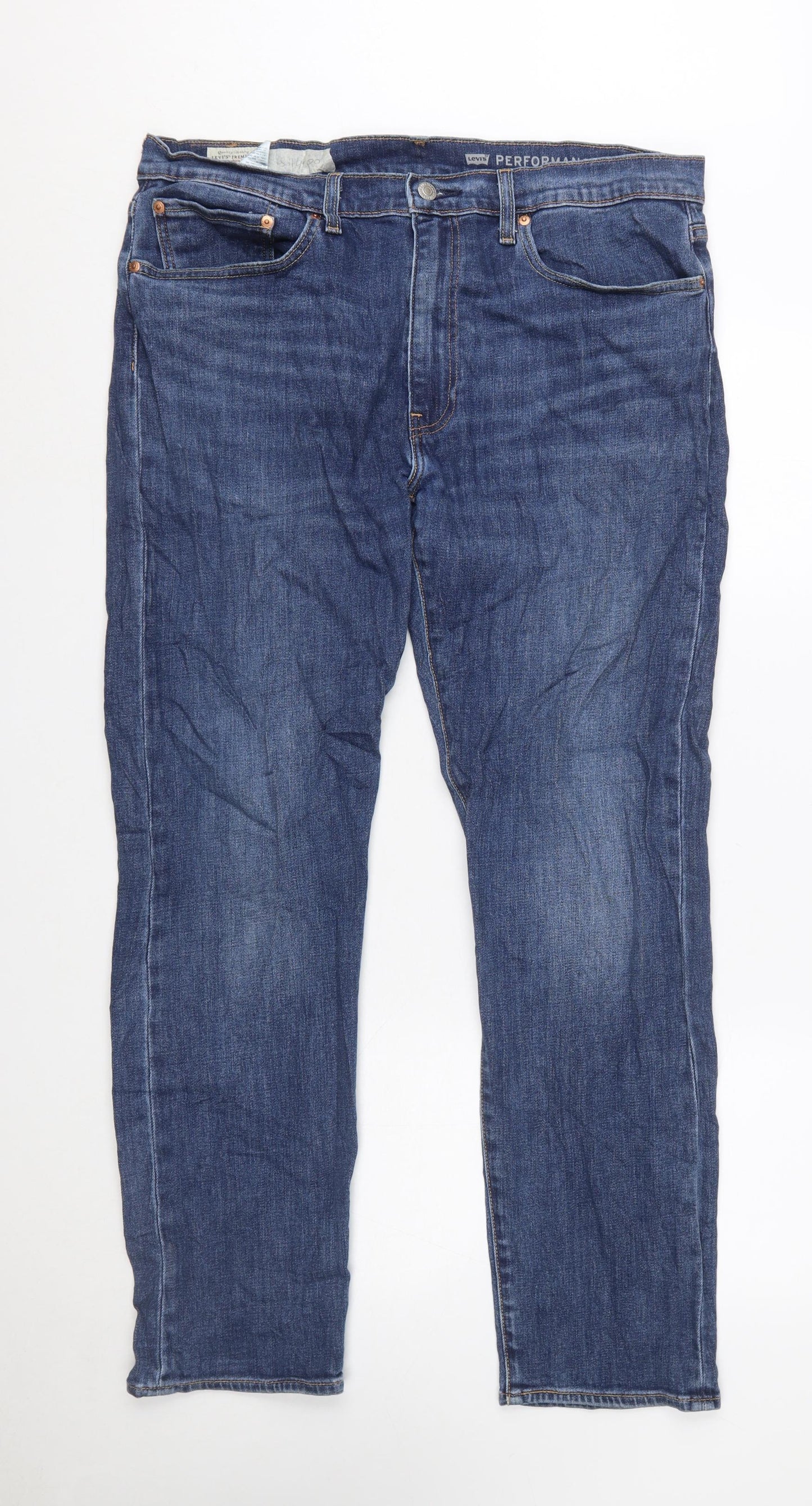 Levi's 502 Men's Blue 36W 32L Straight Fit Denim Jeans