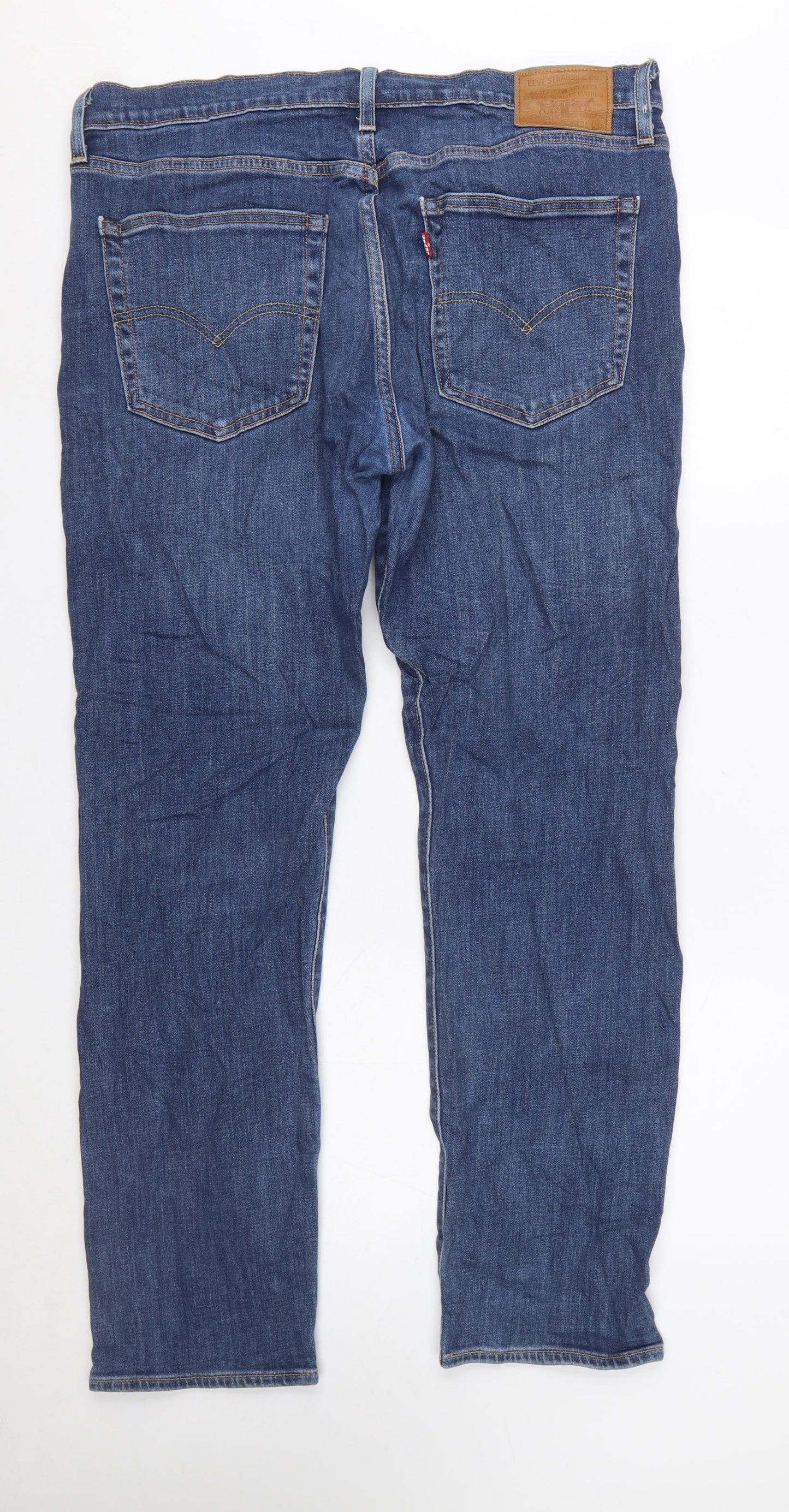 Levi's 502 Men's Blue 36W 32L Straight Fit Denim Jeans