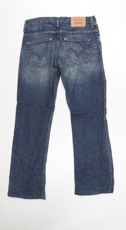 Levi's Men Blue 507 05 Straight Leg Denim Jeans W31 L32