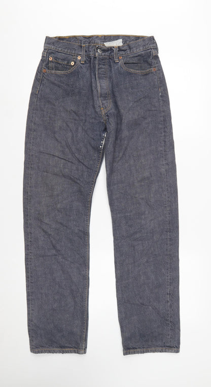 Levi’s 501 Men’s Blue Straight Denim Jeans W30 L32 Classic Fit