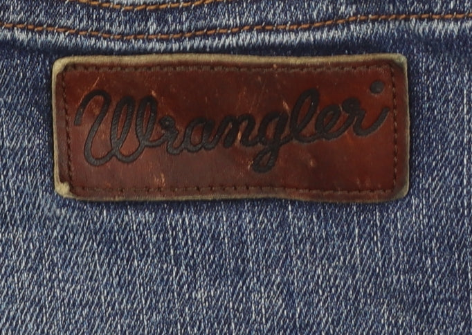 Wrangler Men's Blue 36x32 Straight Fit Texas Stretch Jeans