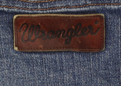 Wrangler Men's Blue 36x32 Straight Fit Texas Stretch Jeans