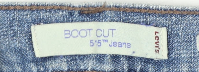 Levi Strauss Women's Blue Bootcut 515 Jeans Size 12 Regular Denim