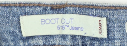 Levi Strauss Women's Blue Bootcut 515 Jeans Size 12 Regular Denim