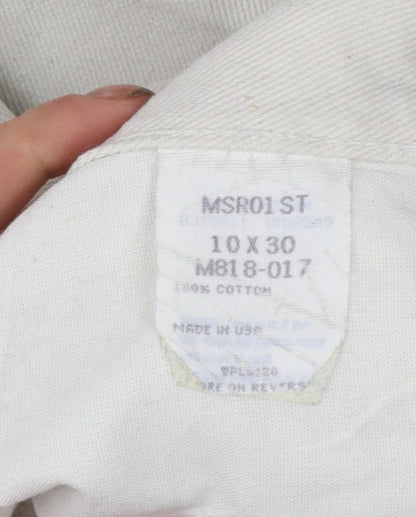 Wrangler Women Ivory High Waist Tapered Jeans Size 10 Regular