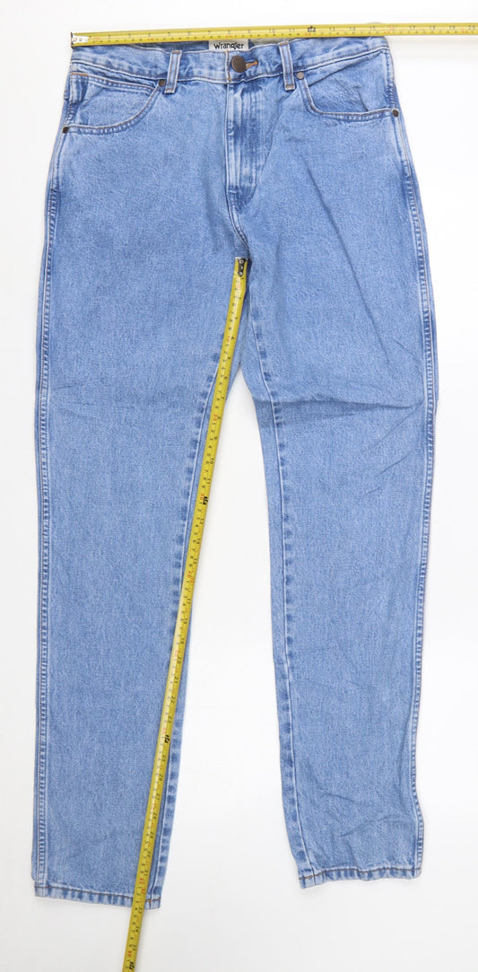 Wrangler Men’s Blue Tapered Denim Jeans 31x34 Classic Fit