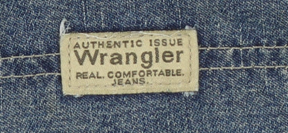 Wrangler Men's Blue Straight Denim Jeans 30x32 Regular Fit