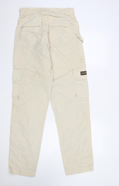 Heavy Jeans Men’s Beige Cargo Trousers Outdoor Style M Regular Fit