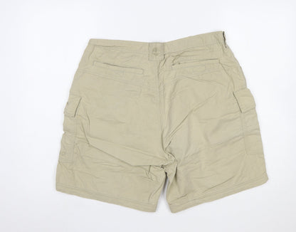 Timberland Men's Beige 36 Cargo Shorts Cotton Nylon Outdoor