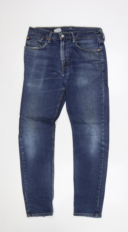 Levi’s 512 Men’s Blue 31x32 Straight Leg Stretch Denim Jeans