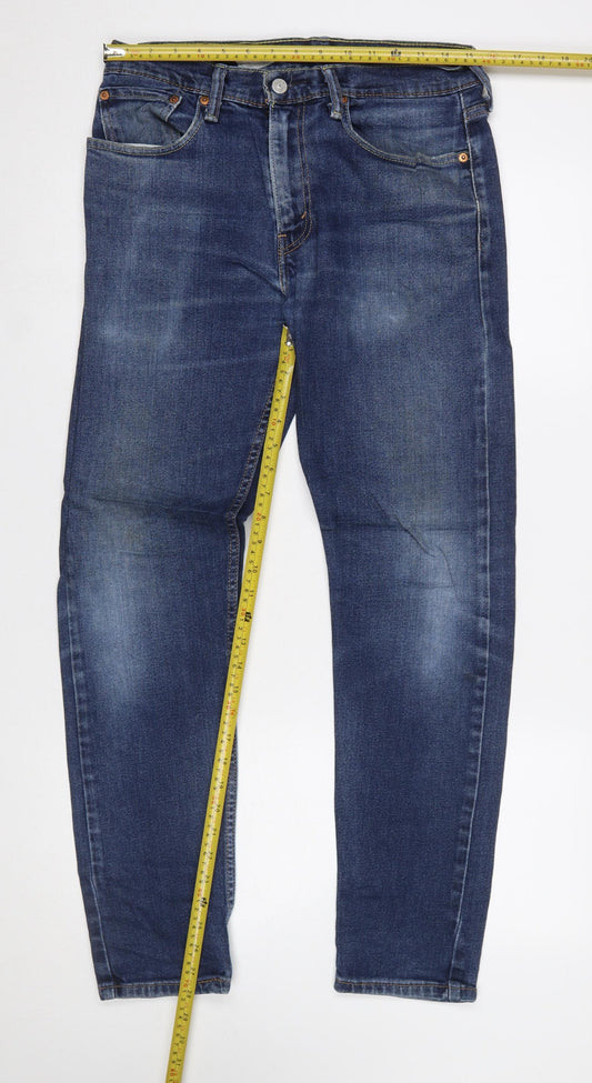 Levi’s 512 Men’s Blue 31x32 Straight Leg Stretch Denim Jeans
