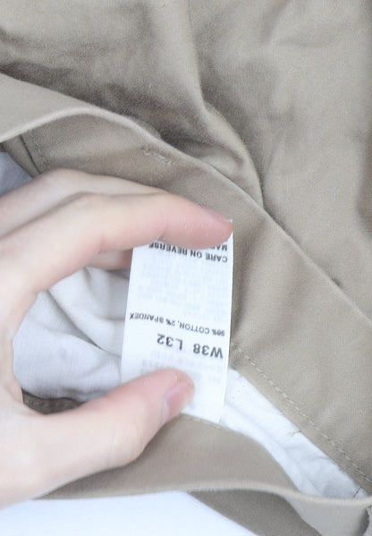 Dockers Men's Beige Chino Trousers W38 L32 Cotton Stretch Regular Fit