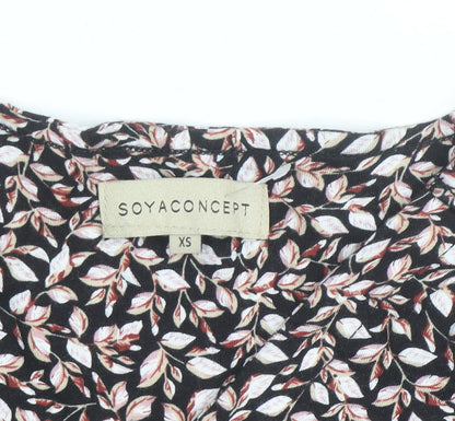 Soyaconcept Women's Multicoloured Floral Long Sleeve Blouse XS