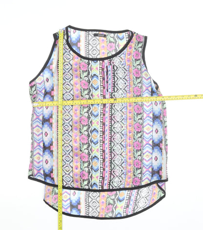 Quiz Womens Multicoloured Bohemian XL Sleeveless Camisole Top