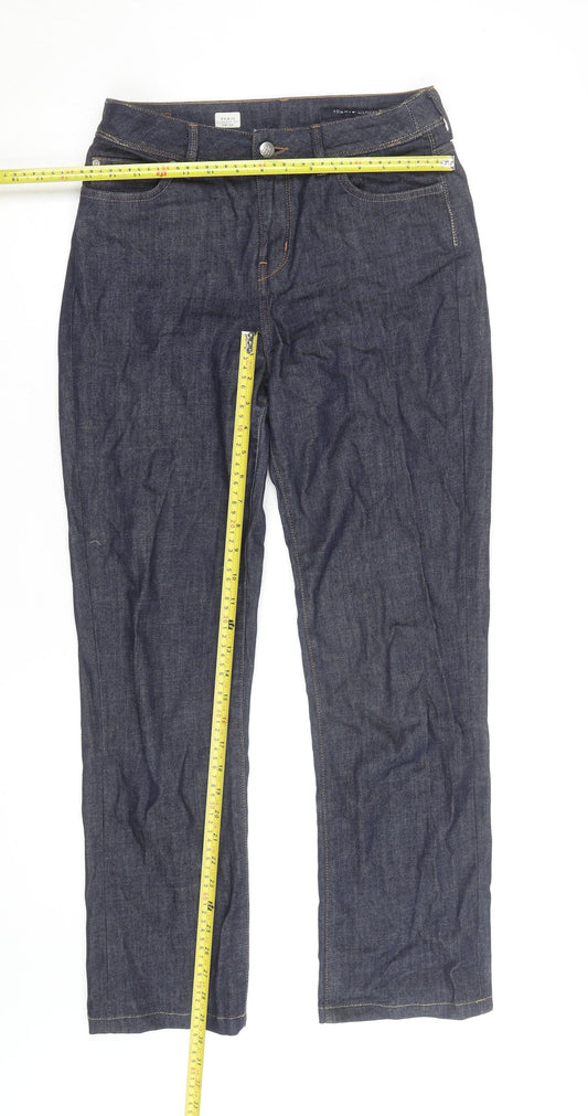 Tommy Hilfiger Women's Blue Straight Classic Fit Jeans Size 10