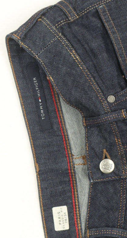 Tommy Hilfiger Women's Blue Straight Classic Fit Jeans Size 10