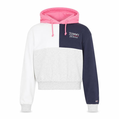 Tommy Jeans Girls Multicoloured 2XS Pullover Colourblock Hoodie