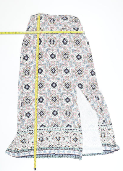 Artisan NY Women's Multicoloured Midi Wrap Cotton Skirt Size M