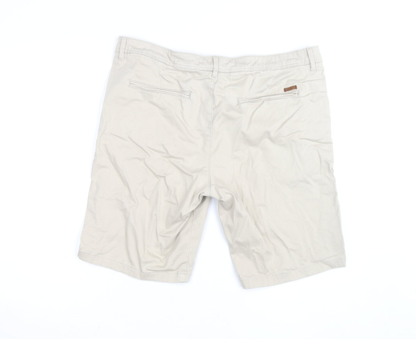 Jack & Jones Men’s Beige Chino Shorts XL Regular Fit
