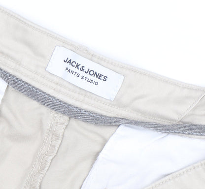 Jack & Jones Men’s Beige Chino Shorts XL Regular Fit
