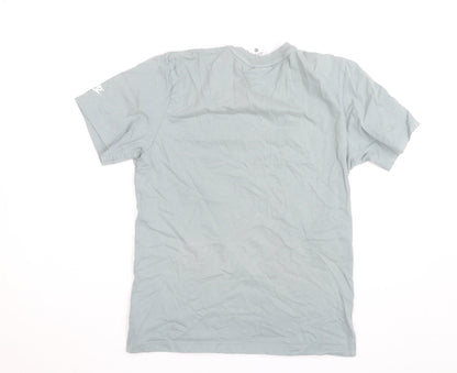 Nike Men's Grey Sports Graphic Print Cotton T-Shirt Size S