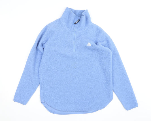 4TH ARQ Men's Blue XS 1/4 Zip Fleece Activewear Jacket