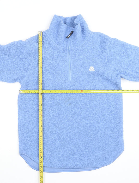 4TH ARQ Men's Blue XS 1/4 Zip Fleece Activewear Jacket