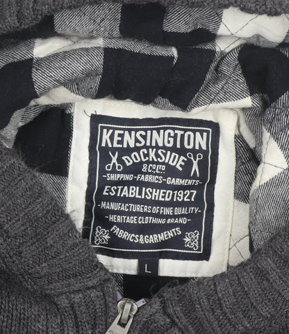 Kensington Dockside Men's Grey Hooded Toggle Cardigan Jumper Size L