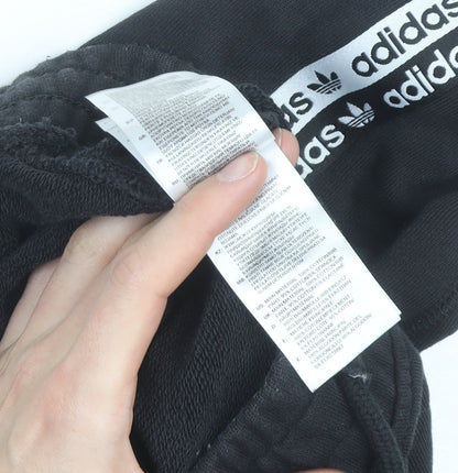 Adidas Women's Black Jogger Trousers Size 8 Slim Fit Activewear